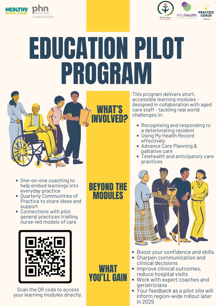 Practice Coach Australia promotional pamphlet